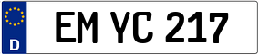 Truck License Plate